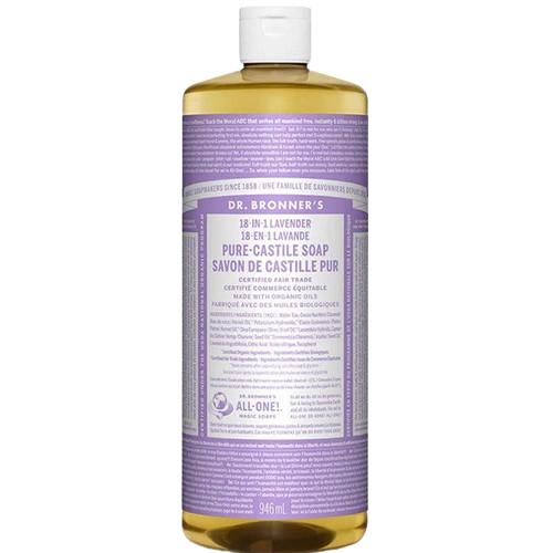 Dr. Bronner's 18-In-1 Pure-Castile Liquid Soap Lavender