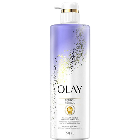 Olay Cleansing & Renewing Nighttime Body Wash with Vitamin B3 and Retinol