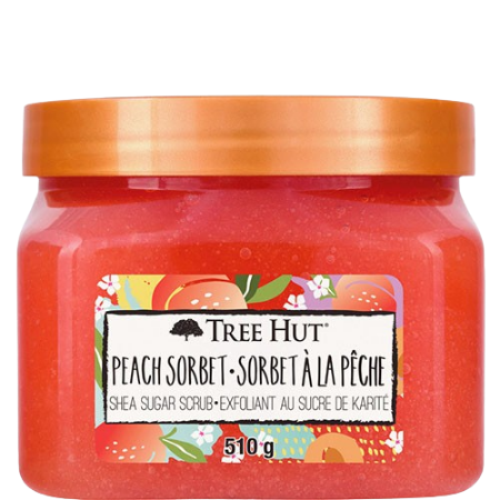 Tree Hut Peach Sorbet Shea Sugar Scrub 18oz