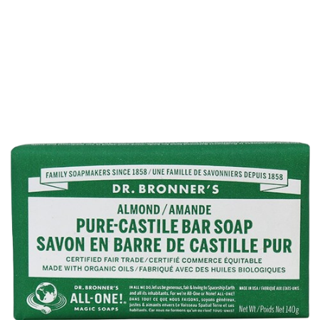 Dr. Bronner's Pure-Castile Bar Soap Almond