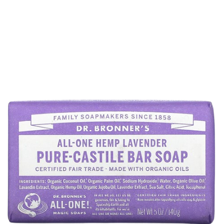 Dr. Bronner's Pure-Castile Bar Soap Lavender