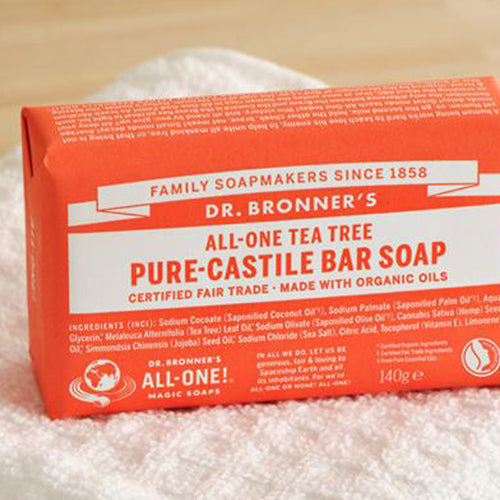 Dr. Bronner's Pure-Castile Bar Soap Tea Tree