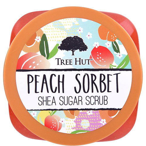 Tree Hut Peach Sorbet Shea Sugar Scrub 18oz