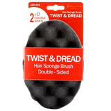 KIM & C Twist&Dread Double Sided Sponge Brush