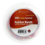 KIM & C 250pcs Large Rubber Bands (1.5inch)
