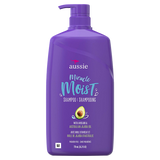 Aussie Paraben-Free Miracle Moist Shampoo w/ Avocado & Jojoba Oil