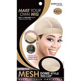 Qfitt Stretch Mesh Dome Style Wig Cap Beige