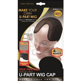 Qfitt Side Parting Invisible Lace Front U-part Wig Cap
