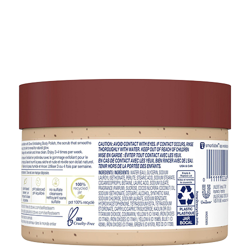 Dove Exfoliating Body Polish Brown Sugar & Coconut Butter 298g